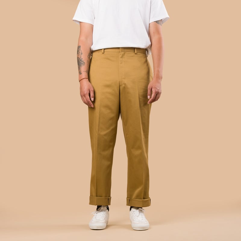 Image-Flâneurs_J. PRESS / Piped Stem West Point Khaki_de-face