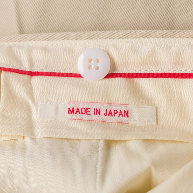 Image-Flâneurs_J. PRESS / New Piped Stem Big Back Belt Drill Beige_detail-3