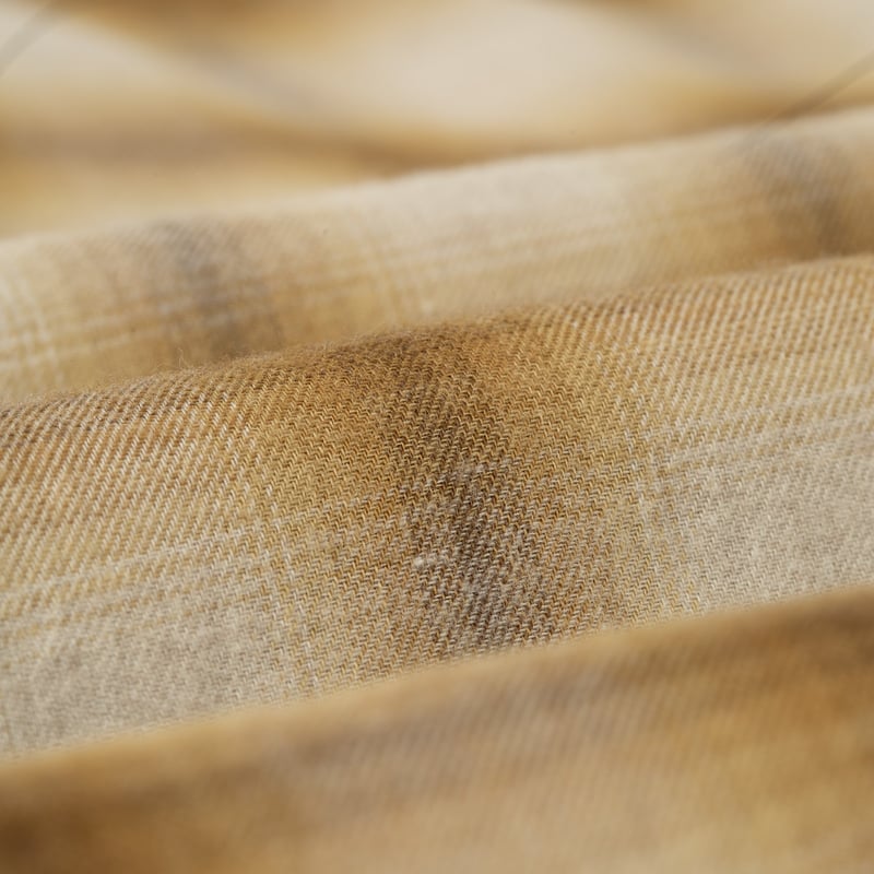 Image-Flâneurs_BEAMS PLUS / Open Collar Ombre Brown_détail