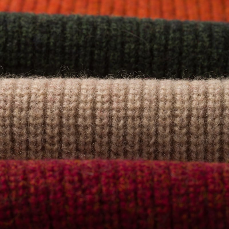 Image-Flâneurs_BEAMS PLUS / Crew Multi Stripe 5G Multi23F_Détail-2