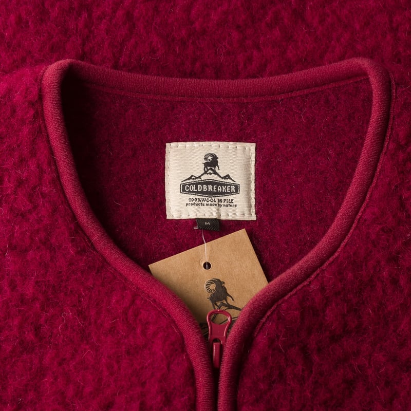 Image-Flâneurs_COLDBREAKER / Pepitco Vest Beet_Detail-2