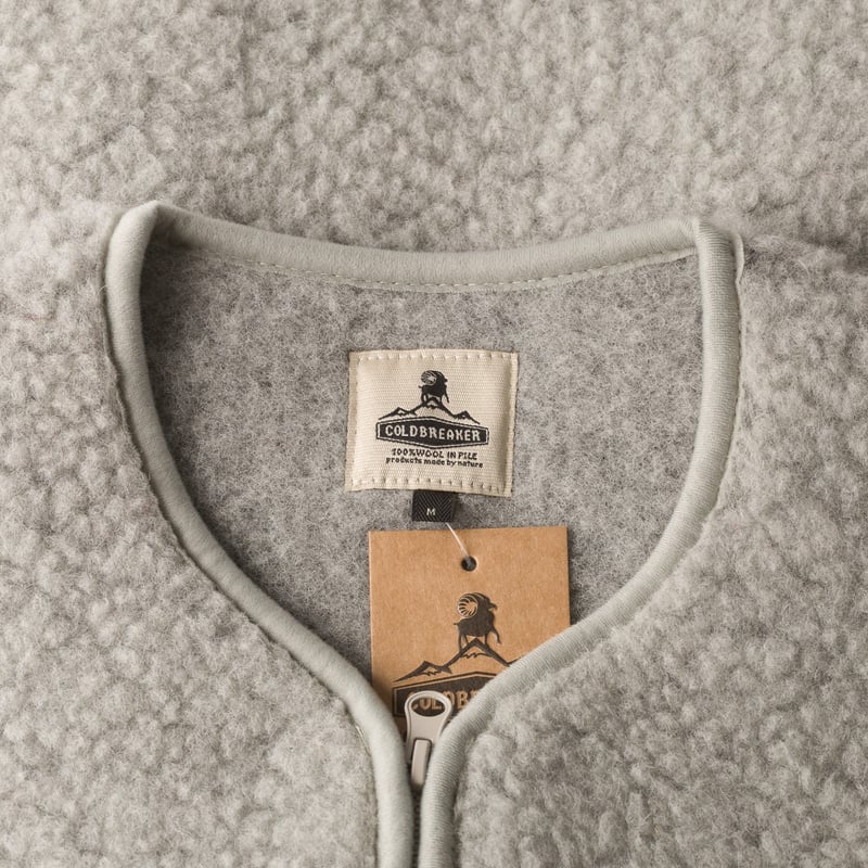 Image-Flâneurs_COLDBREAKER / Pepitco Vest Silver_detail-1