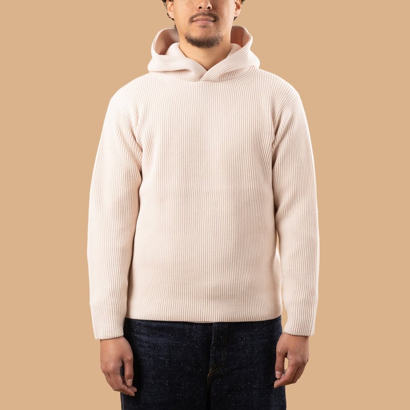 Solid Wool Rib Parker Ivory