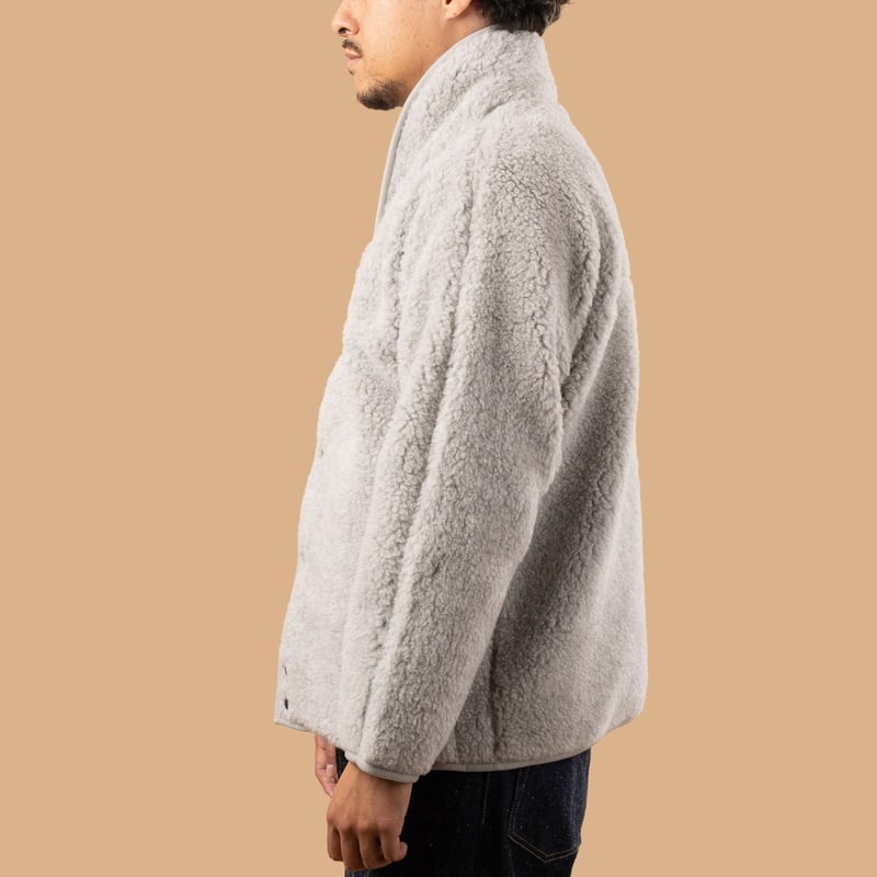 Image-Flâneurs_COLDBREAKER / Flâneurs Ultralight Retro Jacket Silver_de-profil