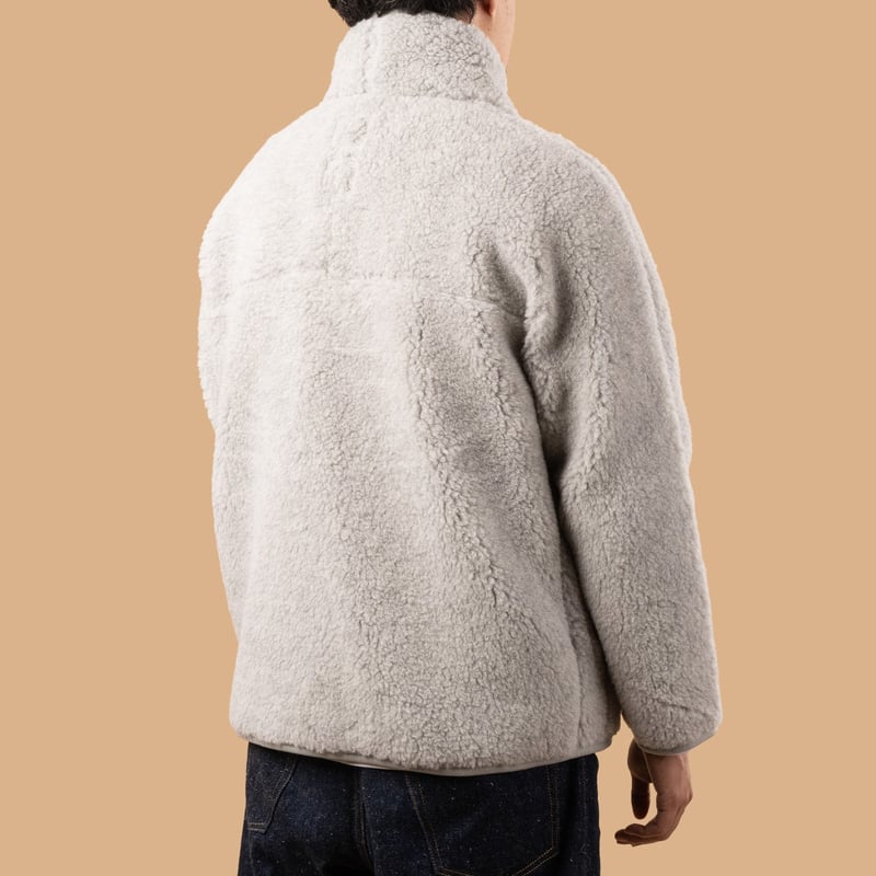 Image-Flâneurs_COLDBREAKER / Flâneurs Ultralight Retro Jacket Silver_de-dos