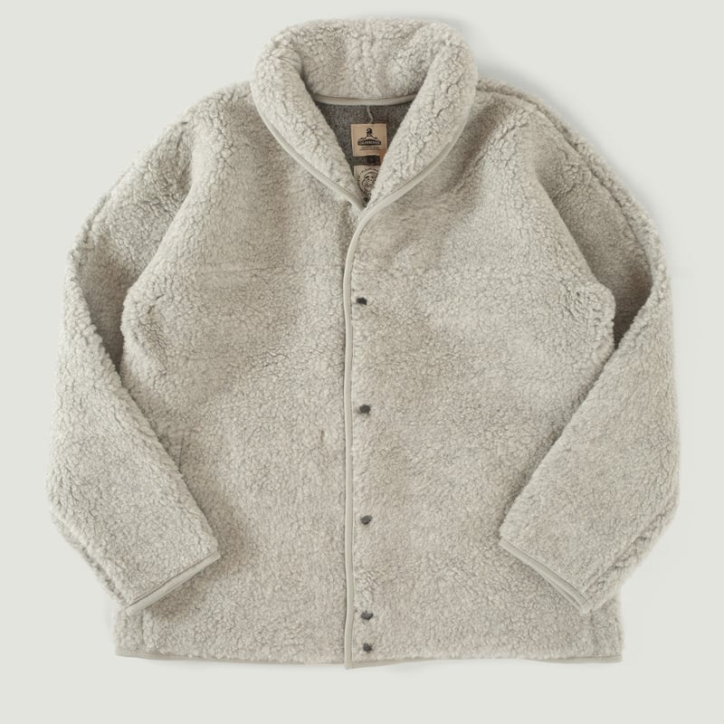 Vignettes veste laine COLDBREAKER Flâneurs Ultralight Retro Jacket Silver