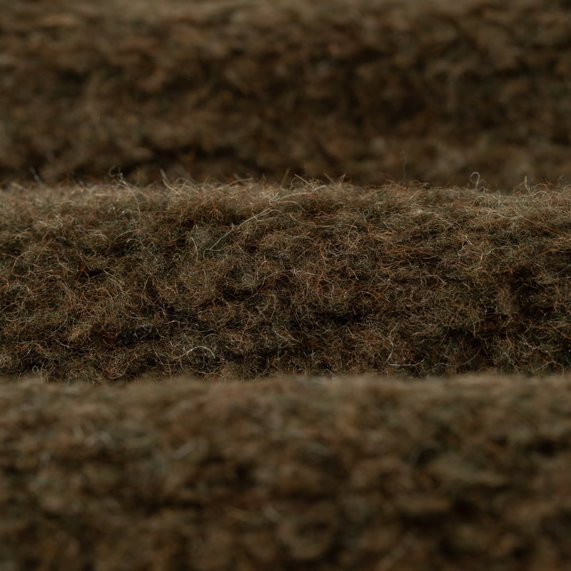 détail COLDBREAKER  Flâneurs Wool Pile Retro Jacket Khaki outside