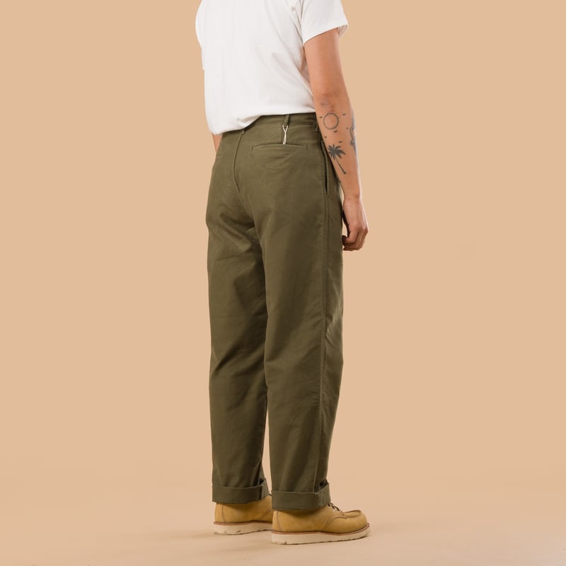 F0543 Moleskin Trousers Olive