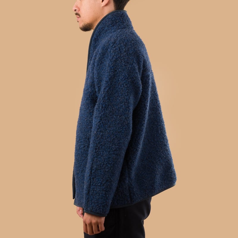 image-portée-de-profil Colbreaker-x-Flâneurs-ultramarine fleece-wool-pile