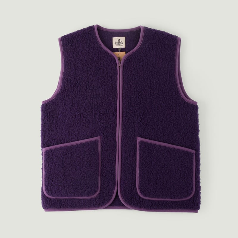 image flâneurs-COLDBREAKER-veste-en-laine-sans-manche-Pepitko-Vest-plum_Vignette