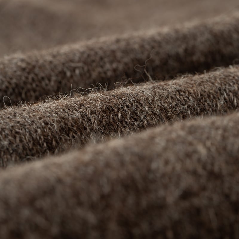 image flâneurs pull HARLEY OF SCOTLAND 1 Ply Voe True Shetland Crew Neck Grey  laine