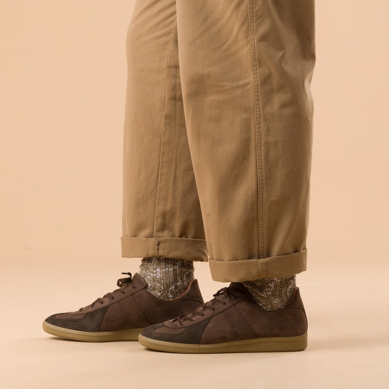 German Military Trainer Brown Nubuck