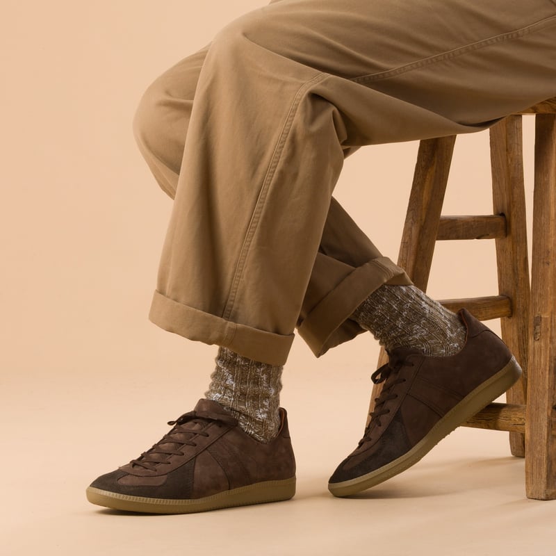 German Military Trainer Brown Nubuck