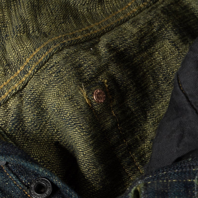 images flâneurs ONI DENIM  277 17oz Just Right Straight Bumpy Denim kusaki rivet
