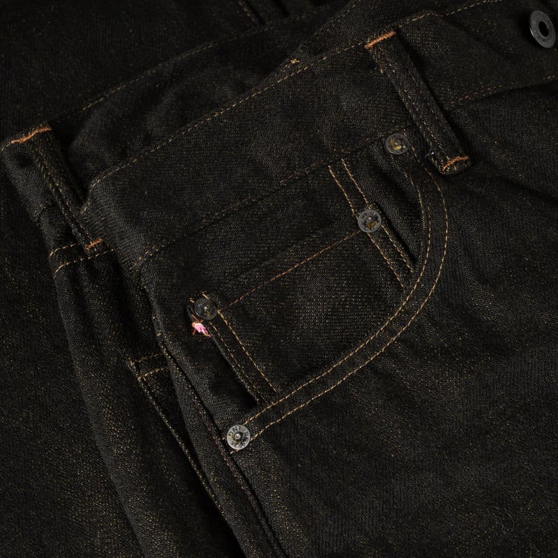 image flâneurs jeans black ONI DENIM 222-BKOL detail coin pocket