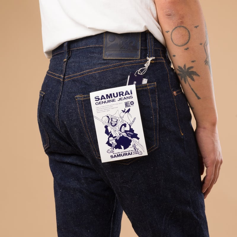 S211AX 18oz "Ai-Benkei" Relaxed Tapered