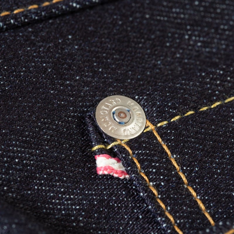détail jeans MOMOTARO  14.7oz rivet