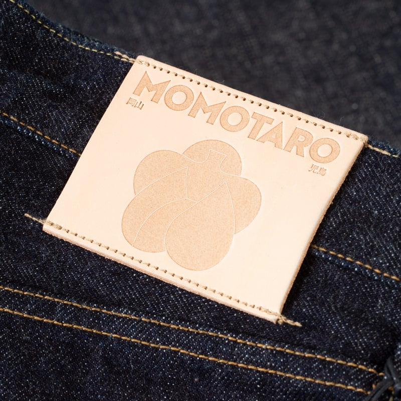 détails flaneurs MOMOTARO  15 leather patch
