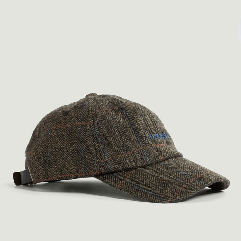Lambs Tweed Logo Cap Olive