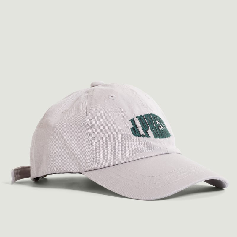 Cotton Twill Logo Cap Gray