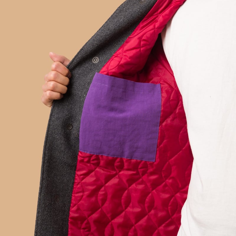 Dobby Owners Jacket Dark Gray