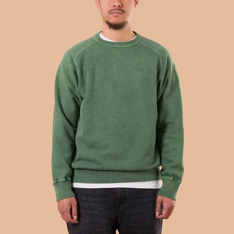 image flâneurs sweat Good On p-dk green front