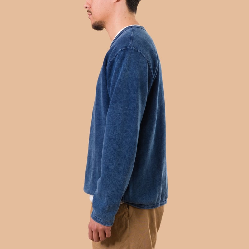 L/S Crew Sweatshirt Indigo Shave
