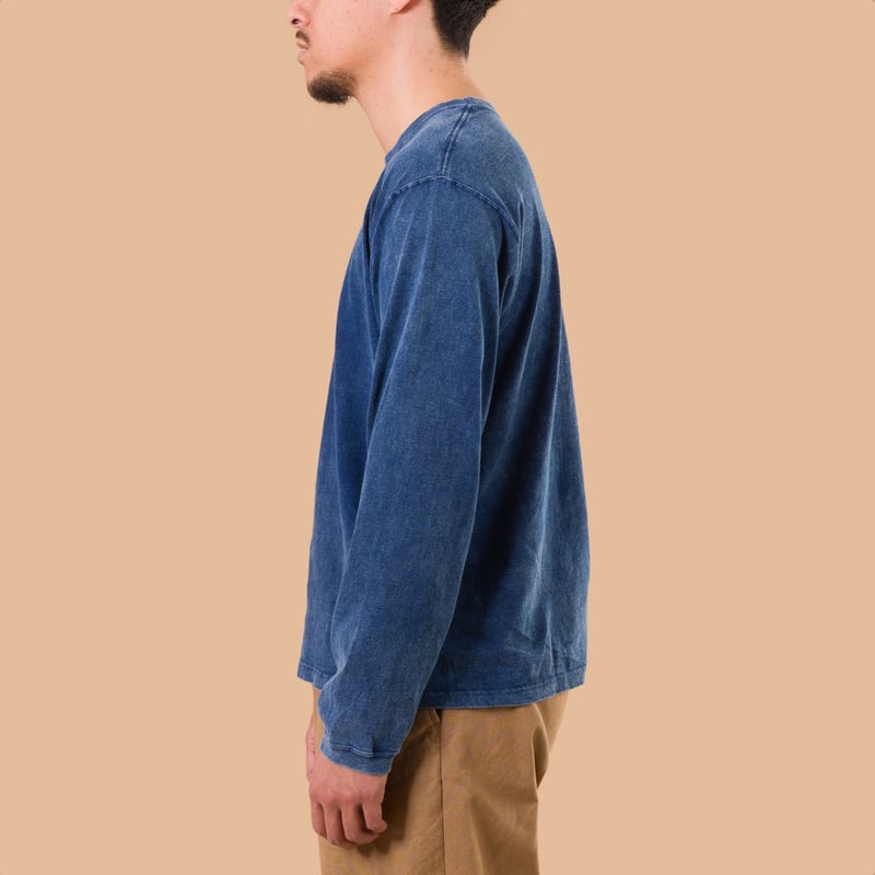 L/S Crew Tee Indigo