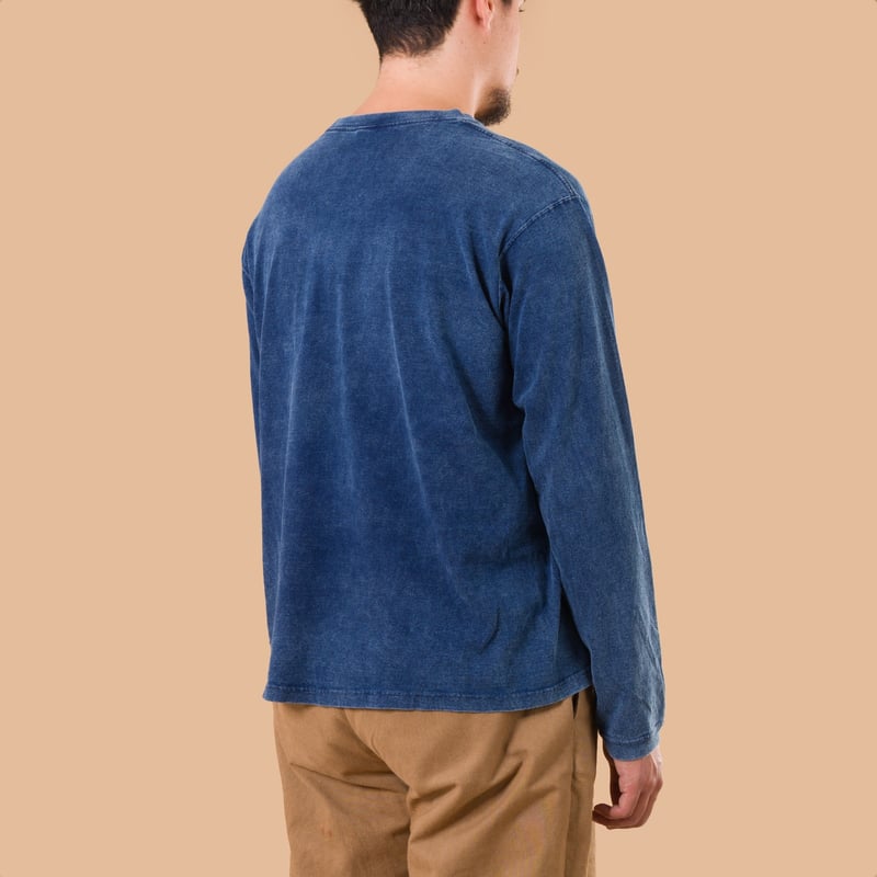 L/S Crew Tee Indigo