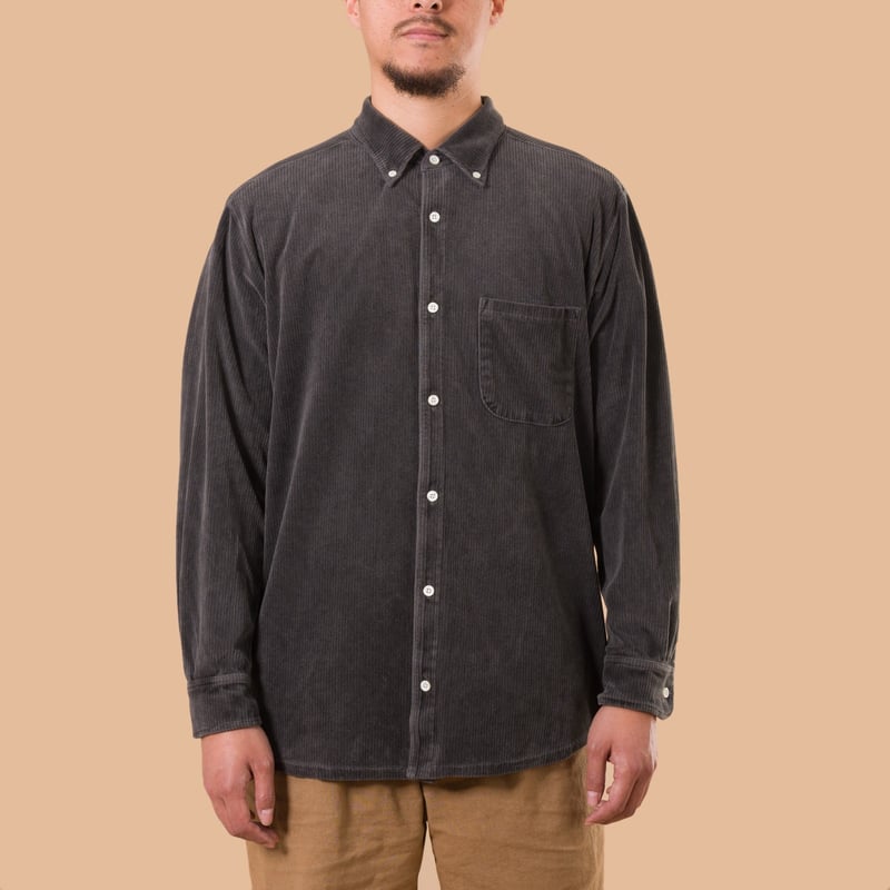 image flâneurs chemise en velours Good On p-black front (1)