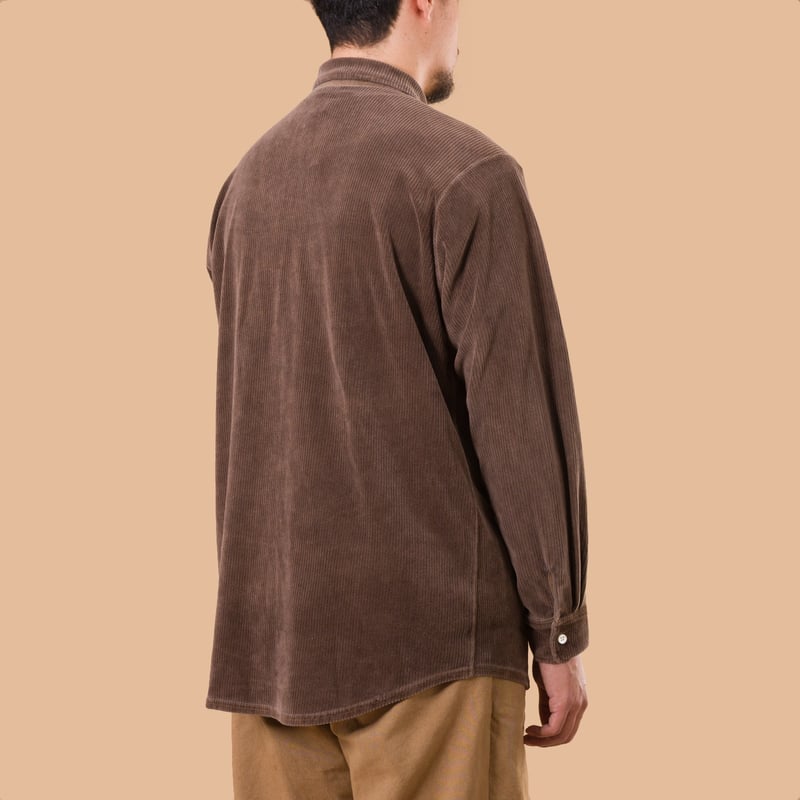 image flâneurs chemise en velours Good On p-brown back