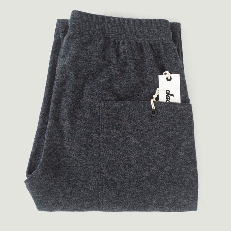 vignette flâneurs pantalon laine Jackman gris CMT Umps Pants Black Mix