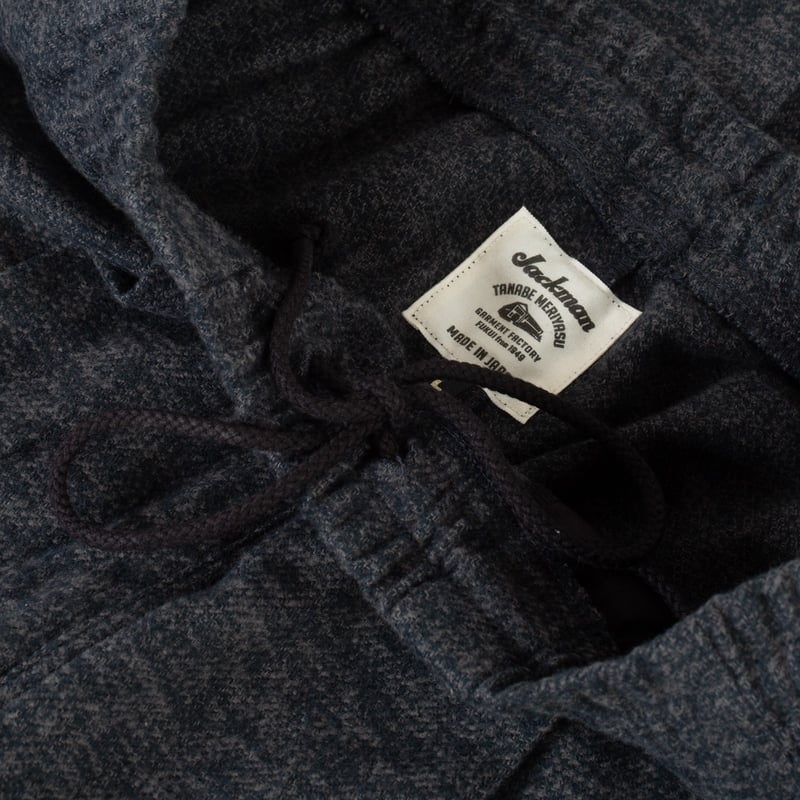 flâneurs pantalon laine Jackman gris CMT Umps Pants Black Mix (3)