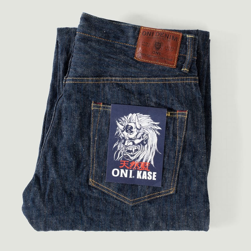 vignette flâneurs 822-KASE 16oz Natural Indigo Super Wide Tapered Denim