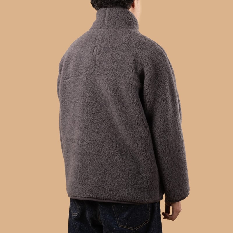 Image-Flâneurs_COLDBREAKER / Flâneurs Ultralight Retro Jacket Anthracite_de-dos