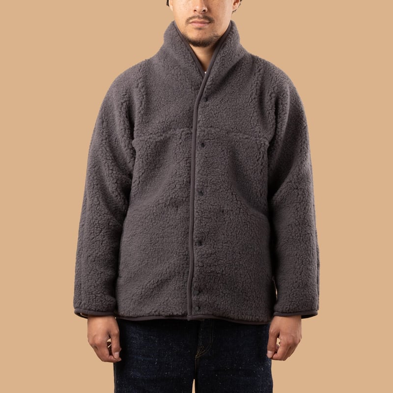 Image-Flâneurs_COLDBREAKER / Flâneurs Ultralight Retro Jacket Anthracite_de-face