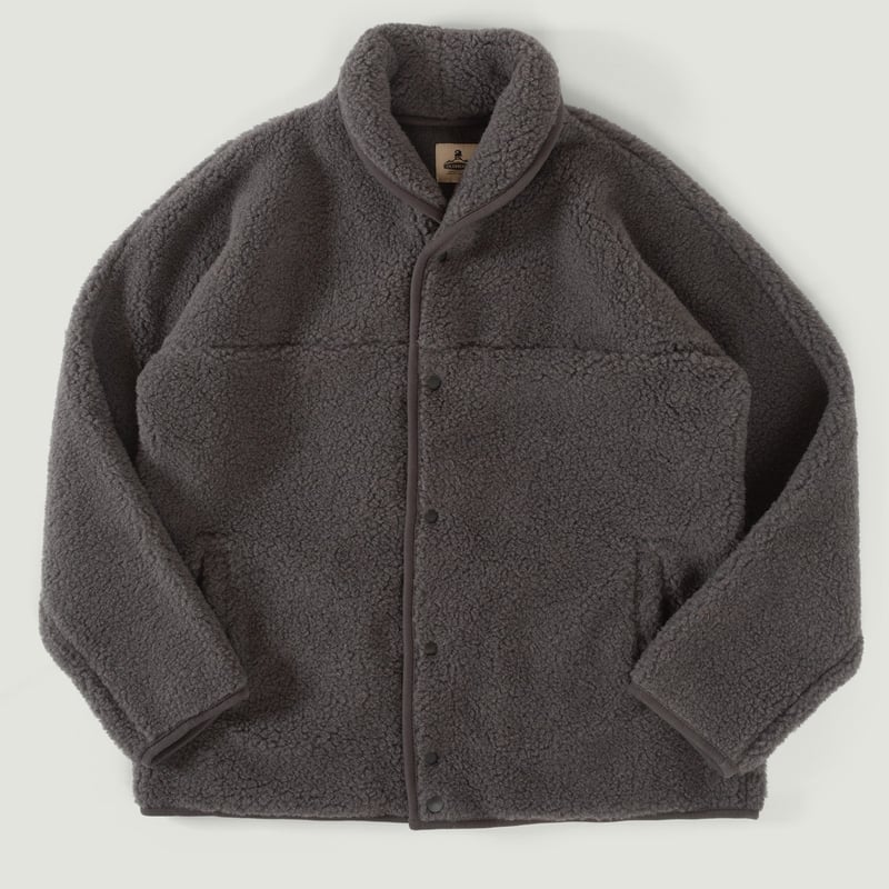 Vignettes veste laine COLDBREAKER Flâneurs Ultralight Retro Jacket Anthracite