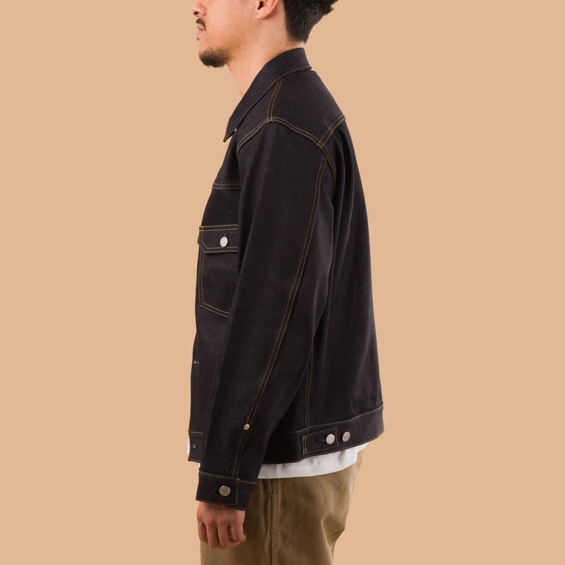 flâneurs veste selvedge MOMOTARO type II 14.7oz Standard Denim Jacket side
