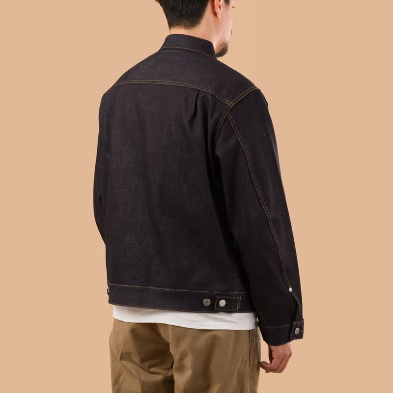 flâneurs veste selvedge MOMOTARO type II 14.7oz Standard Denim Jacket back