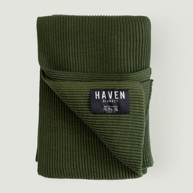 Vignettes  flâneurs SNS HERNING Haven Blanket Boreal Forest Green