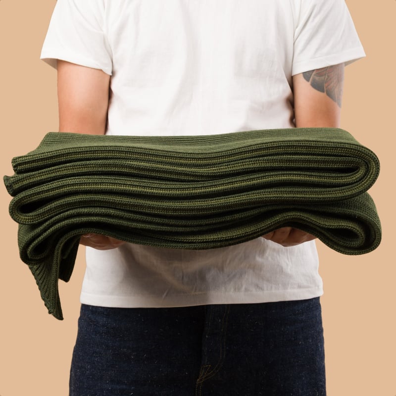 Vignettes  flâneurs SNS HERNING Haven Blanket Boreal Forest Green 1