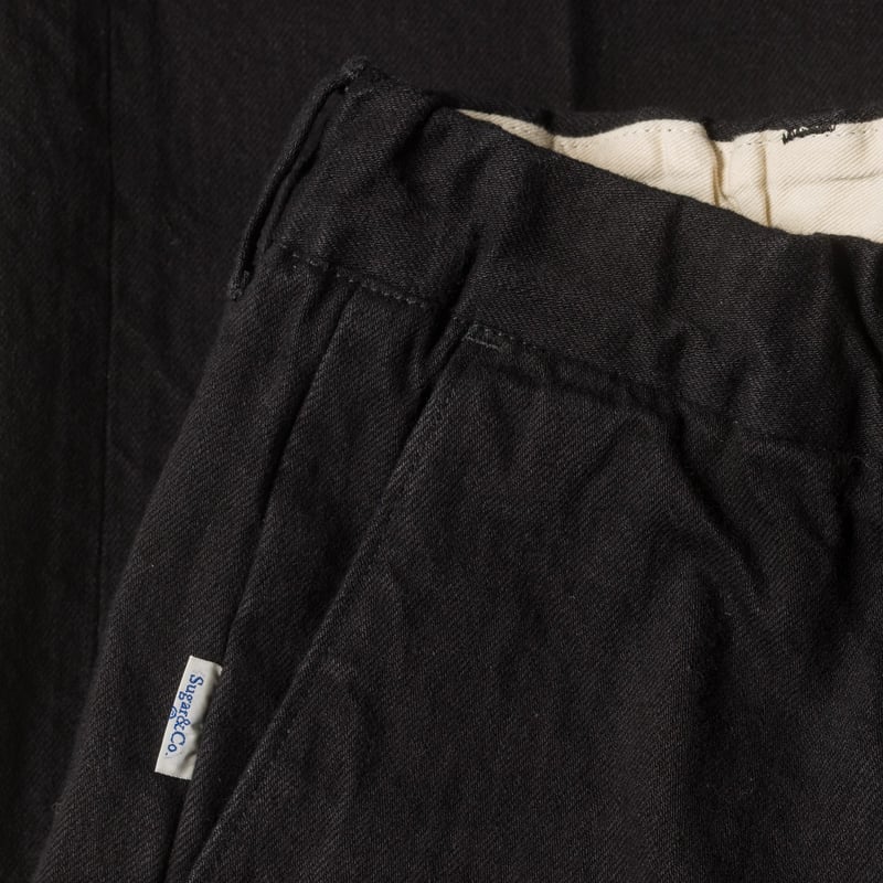 Image-Flâneurs_pantalon noir droit Sugar & Co_détail-2