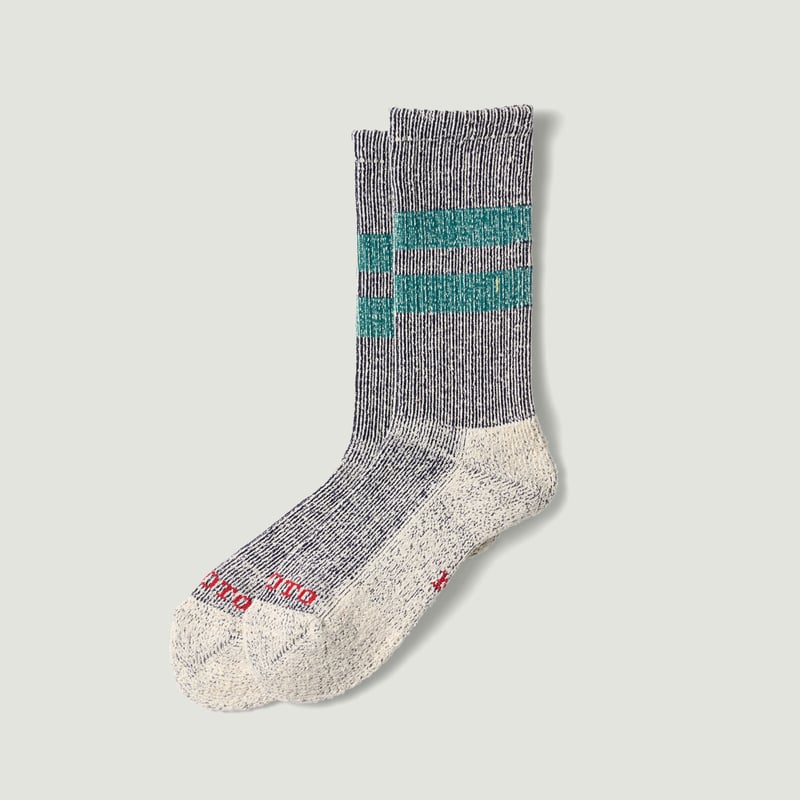 Image-Flâneurs_ROTOTO / Pile Stripe Marl Navy/Sea Green_Vignette