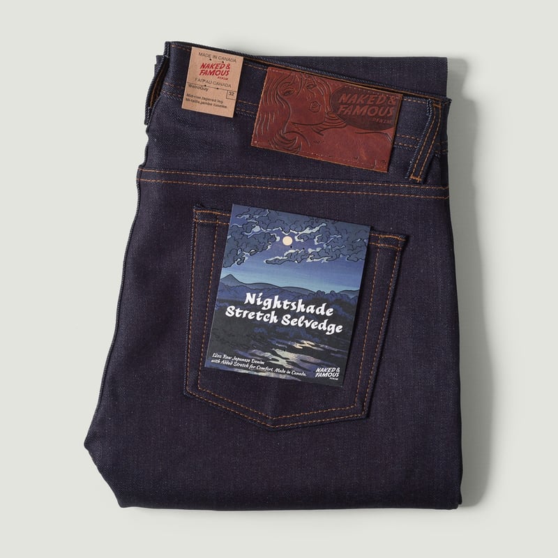 Image-Flâneurs_NAKED & FAMOUS / WeirdGuy Nightshade Stretch Selvedge_Vignette