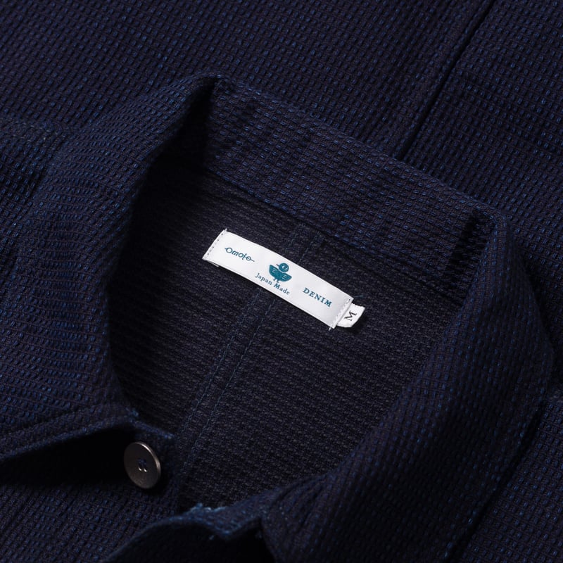 3720 12oz Cube Sashiko Denim Chore Jacket