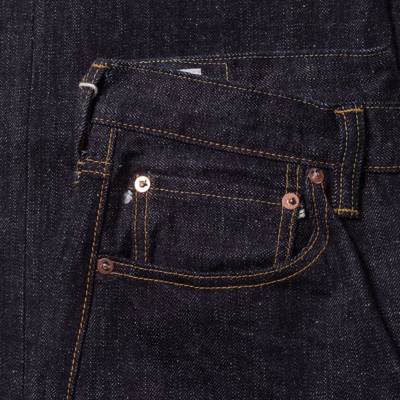 0611 15.5oz Slub Nep Denim Relax Fit Jeans