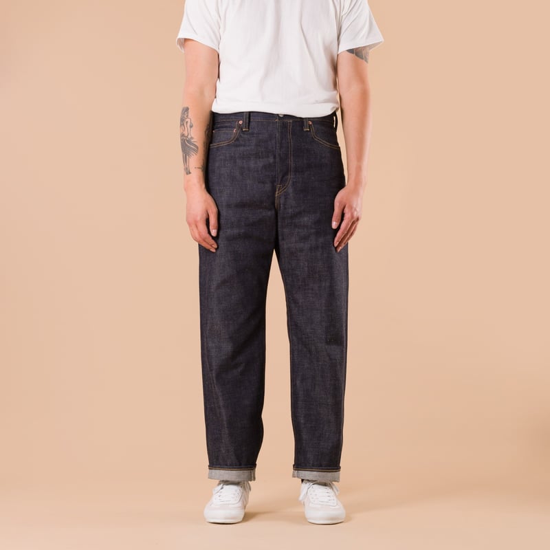 images flâneurs OMOTO DENIM  0816S 15.5oz Raw Denim Loose Fit front