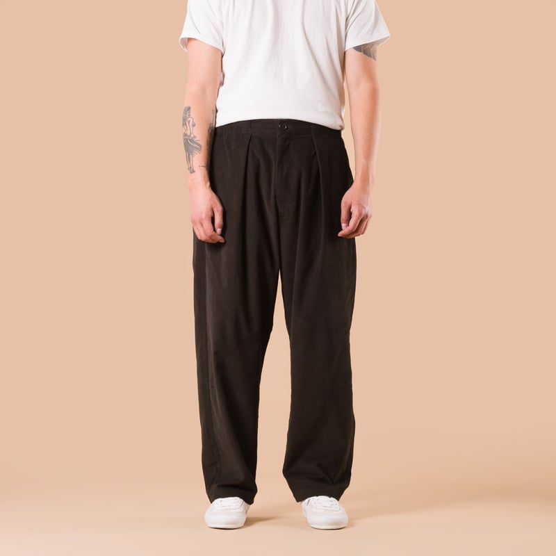 pantalon en velours large Kardo X Fkâneurs front (2)