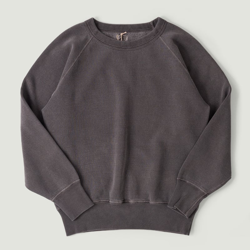 Flatseams Raglan Sweatshirt Pigment Dye Sumikuro