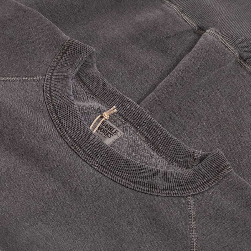 Flatseams Raglan Sweatshirt Pigment Dye Sumikuro